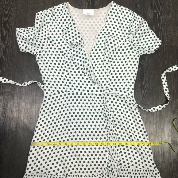 Privacy Please Polka Dot Wrap Dress - Picture 11 of 15